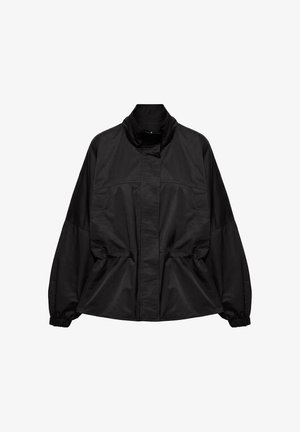 PULL&BEAR, ADJUSTABLE WAIST - JACKET - Veste légère - black