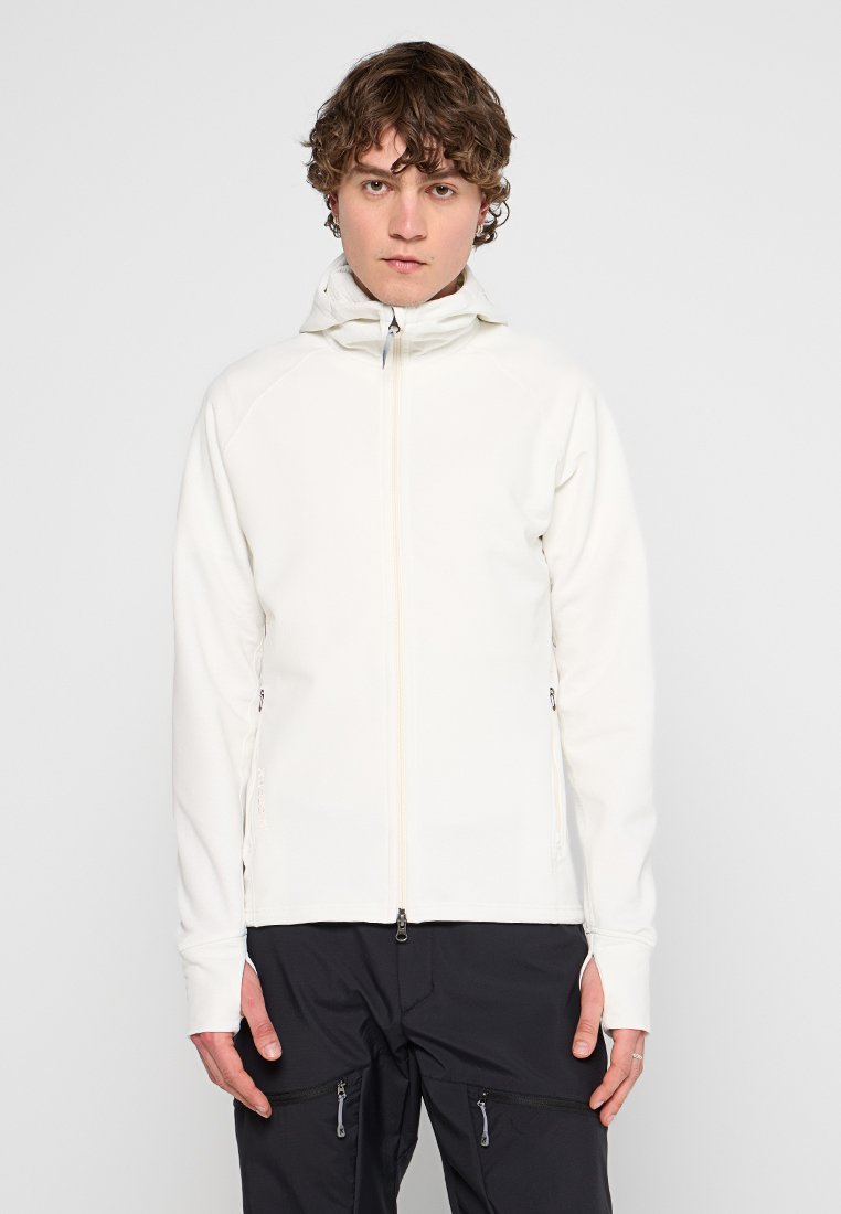 Houdini Sweater met rits wit