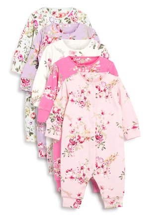 5 PACK PRINTED - Kruippakje - pink /purple/white