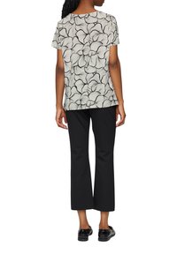 s.Oliver BLACK LABEL MET FIJN MOTIEF EN PLOOITJES - Bluse - natur