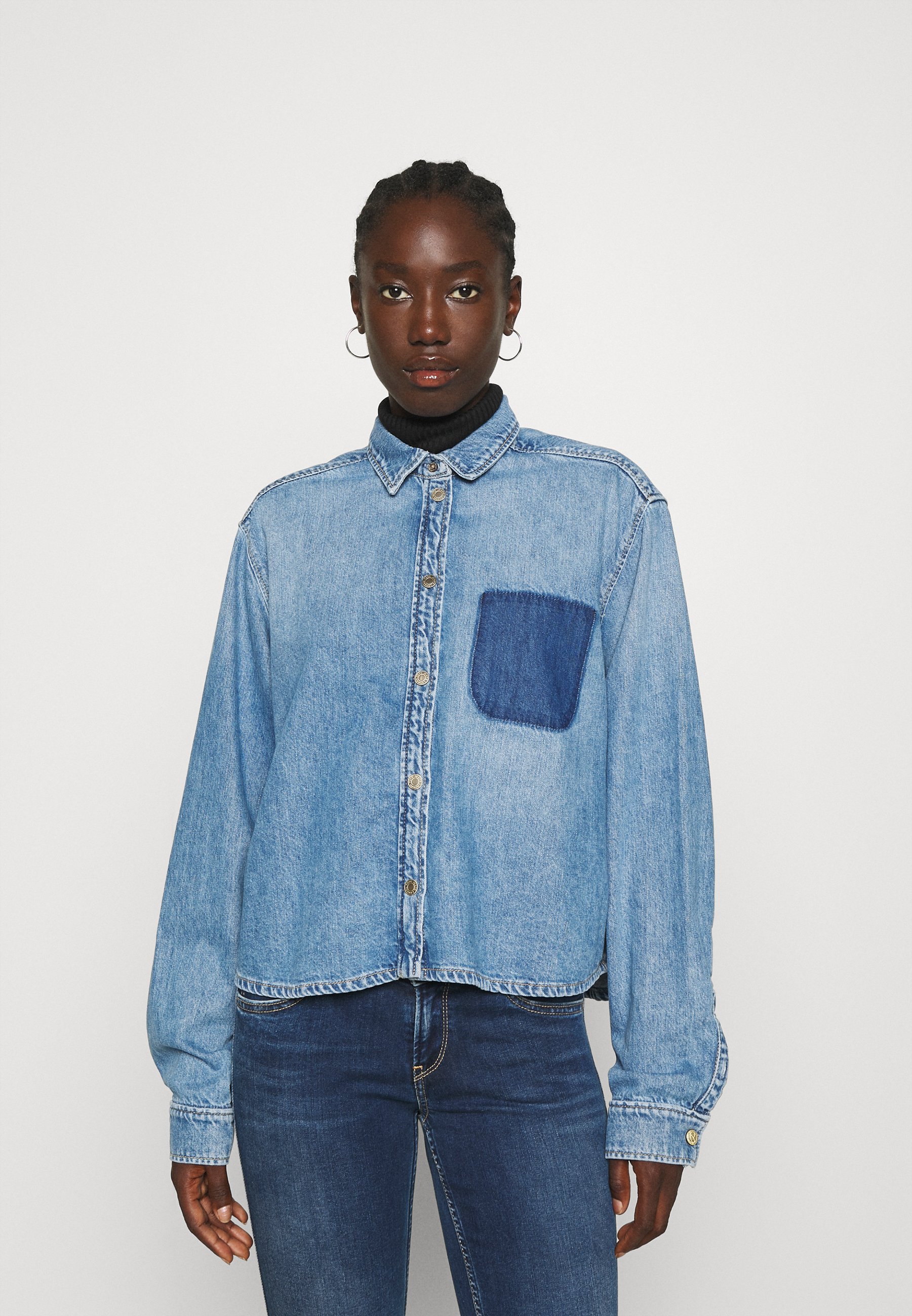 Pepe Jeans JENNER - Camicia - ocean blue vintage wash/carta da zucchero -  Zalando.it