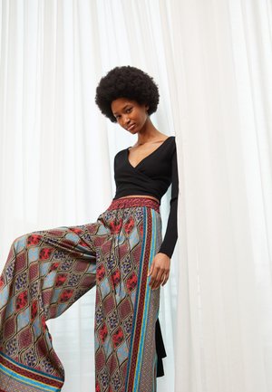 KENLEY PALAZZO PAN - Trousers - jewel multi-coloured