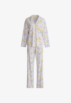 Calida, EDITION 85 PYJAMA MIT KNÖPFEN SET - Pyjama - harmony blue print