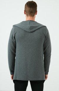 Buratti HOODED - Cardigan - anthracite