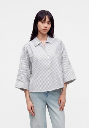 Selected, SLWEMILIA OVERSIZE - Chemisier - dark sapphire/bright white