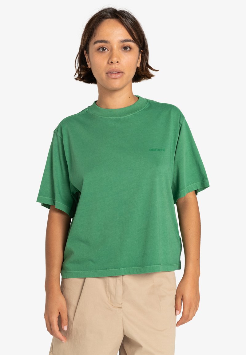 element-pigment-t-shirt-basic-foliage-groen-zalando-nl