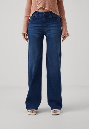 PALAZZO - Flared Jeans - teal stone