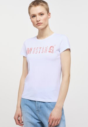 Print T-shirt - weiß