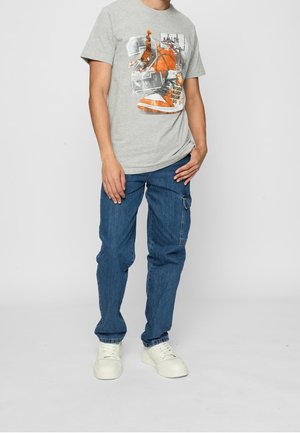Mister Tee, Print T-shirt - grey