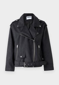 NMPAULINA BIKER - Kunstlederjacke - black
