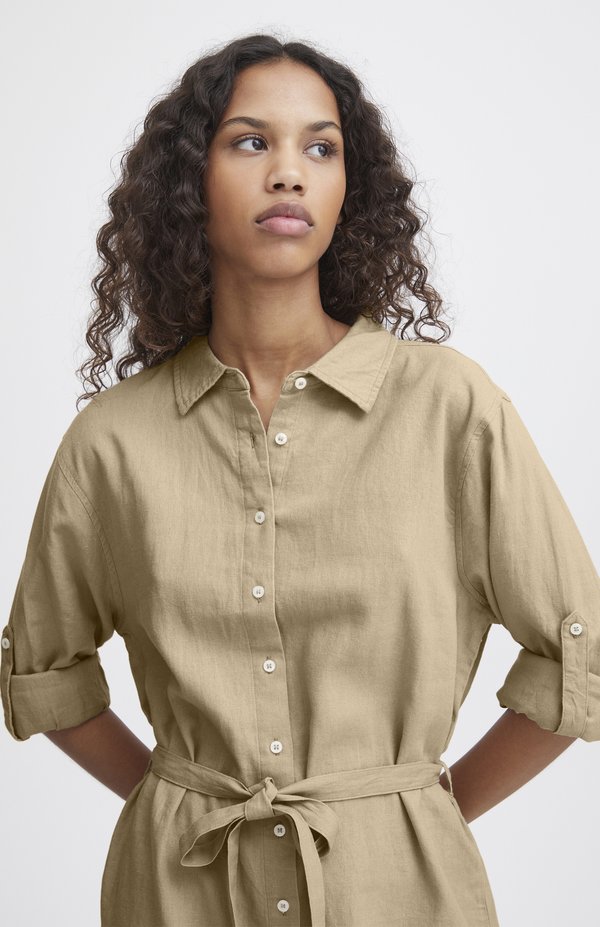 IHLINO - Shirt dress - natural2