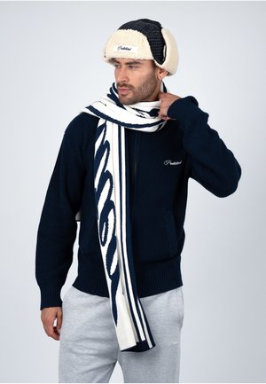 PROHIBITED, BACK IN THE DAYS KNIT SCARF - Écharpe - navy
