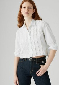 Levi's® CROPPED HARLIE TUXEDO - Camicia - bright white