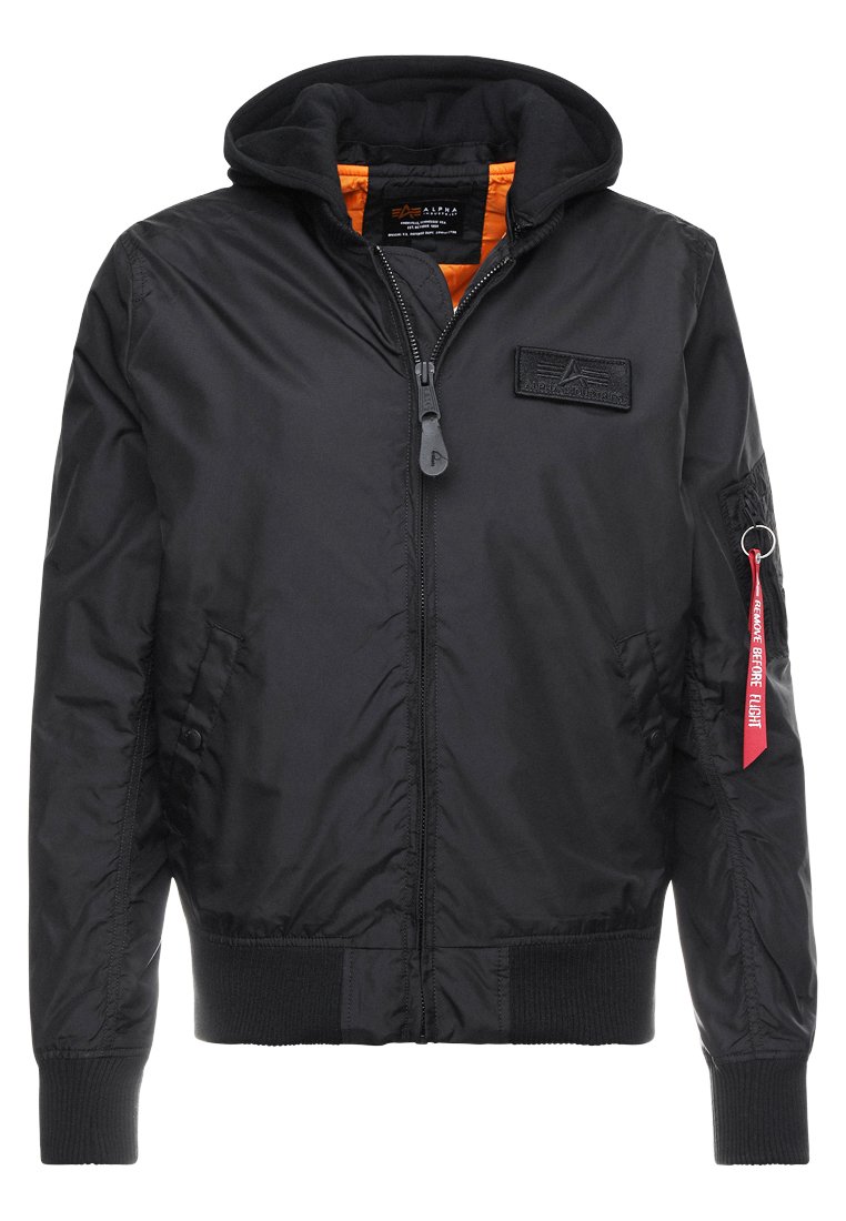 Alpha Industries HOODED Bomberjacke black Alpha Industries Herren Daunenjacke MA 1 Puffer black, 213,30 €