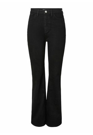 Pieces, FLARED JEANS PCZOE MW - Jeans Bootcut - black denim