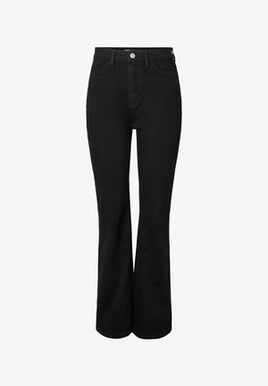 Pieces, FLARED JEANS PCZOE MW - Jeans Bootcut - black denim