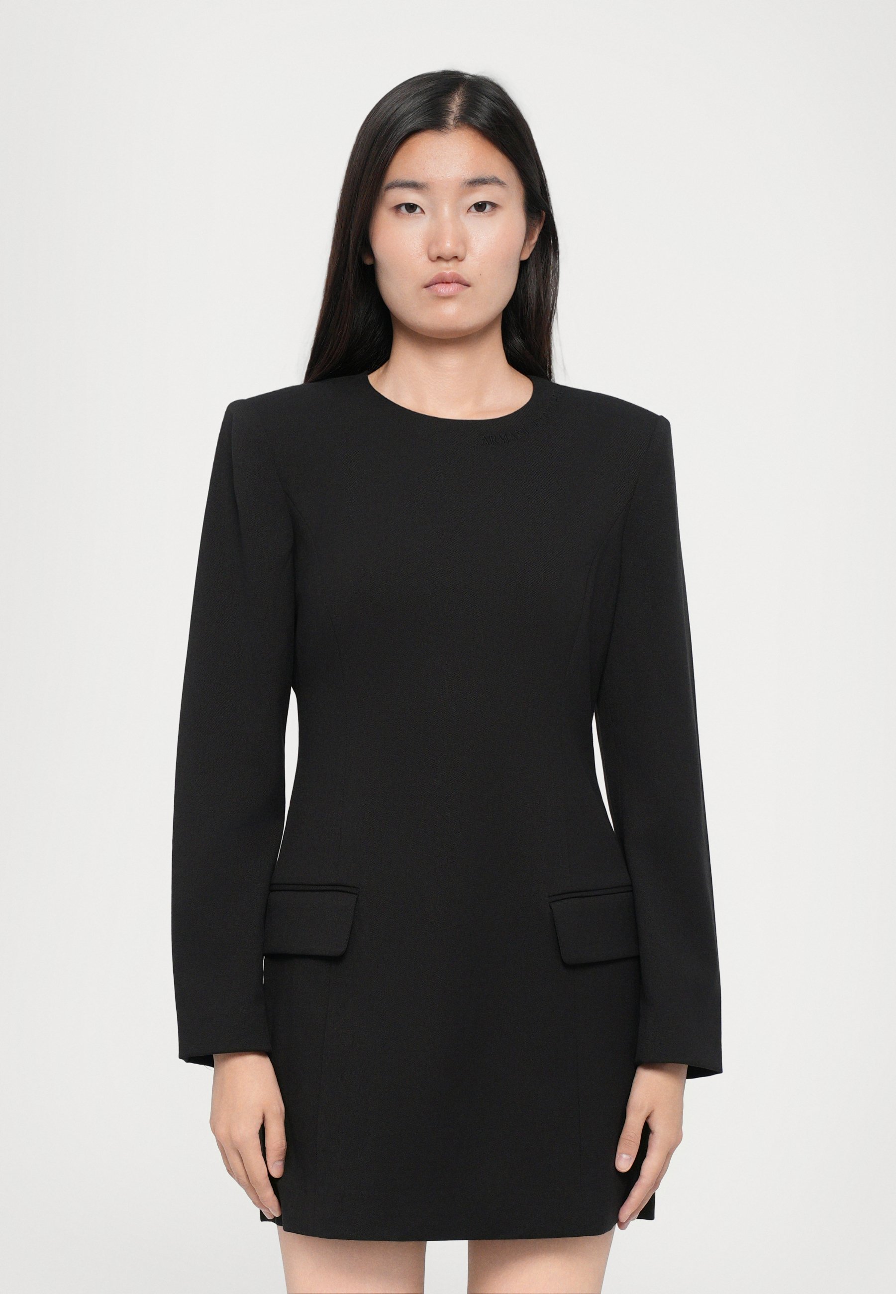 Armani Exchange DRESS - Cocktail dress / Party dress - black - Zalando.co.uk