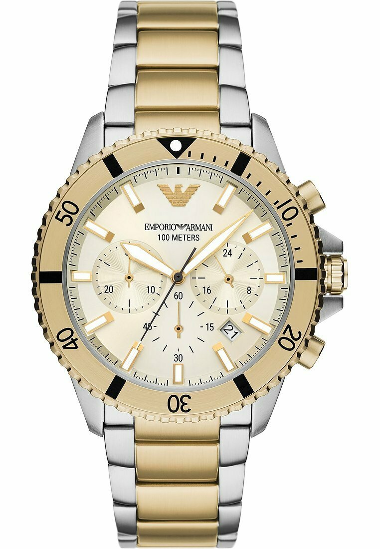 Emporio Armani ANALOG QUARZ - Ure - silberfarben