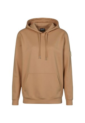 SWEATSHIRT COL U6 - Felpa con cappuccio - camel