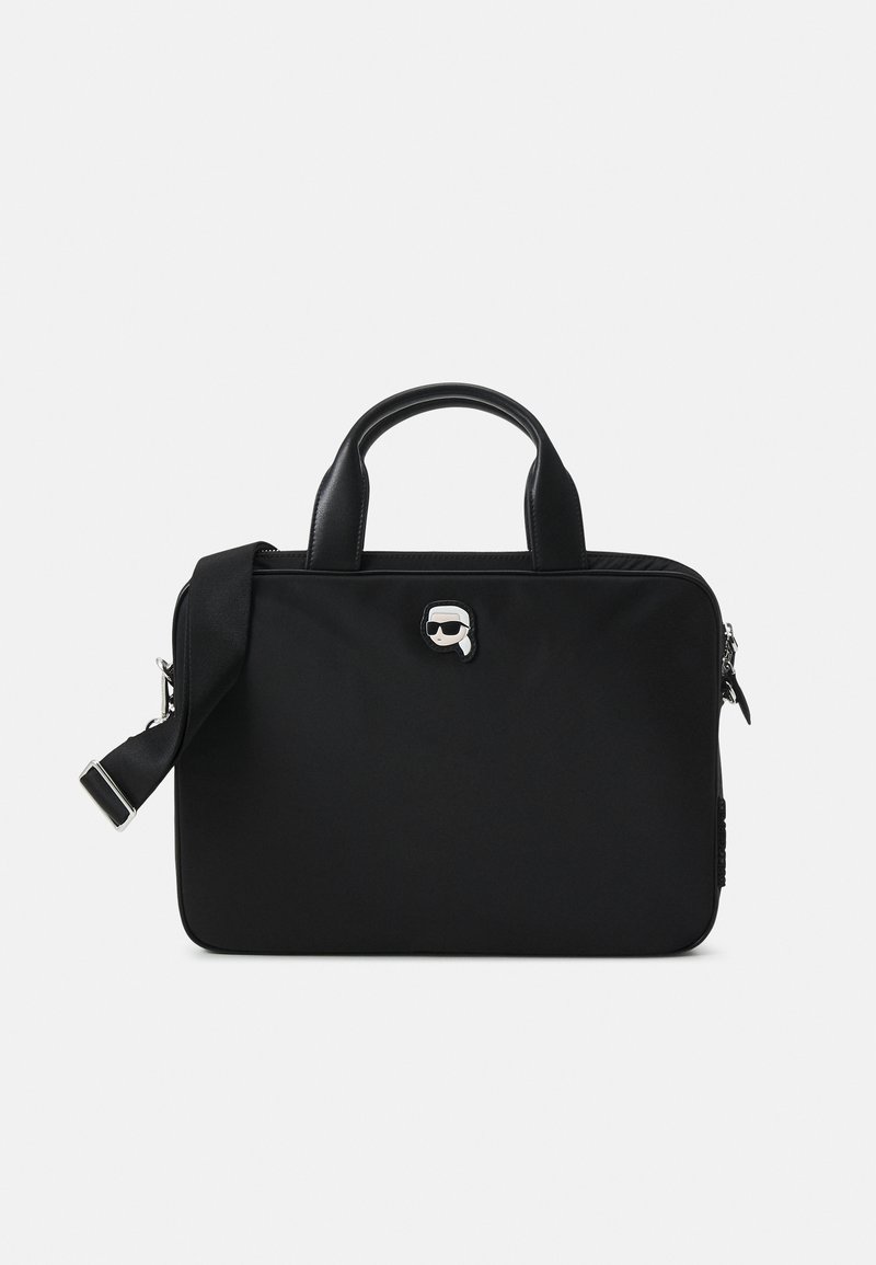 KARL LAGERFELD IKONIK LAPTOP BAG Across body bag black Zalando