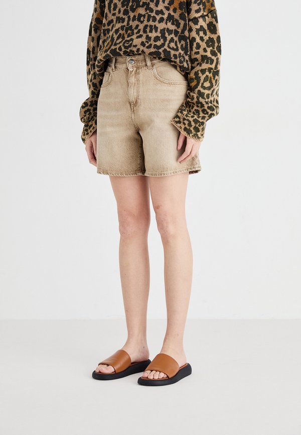 CLEO - Denim shorts - beige