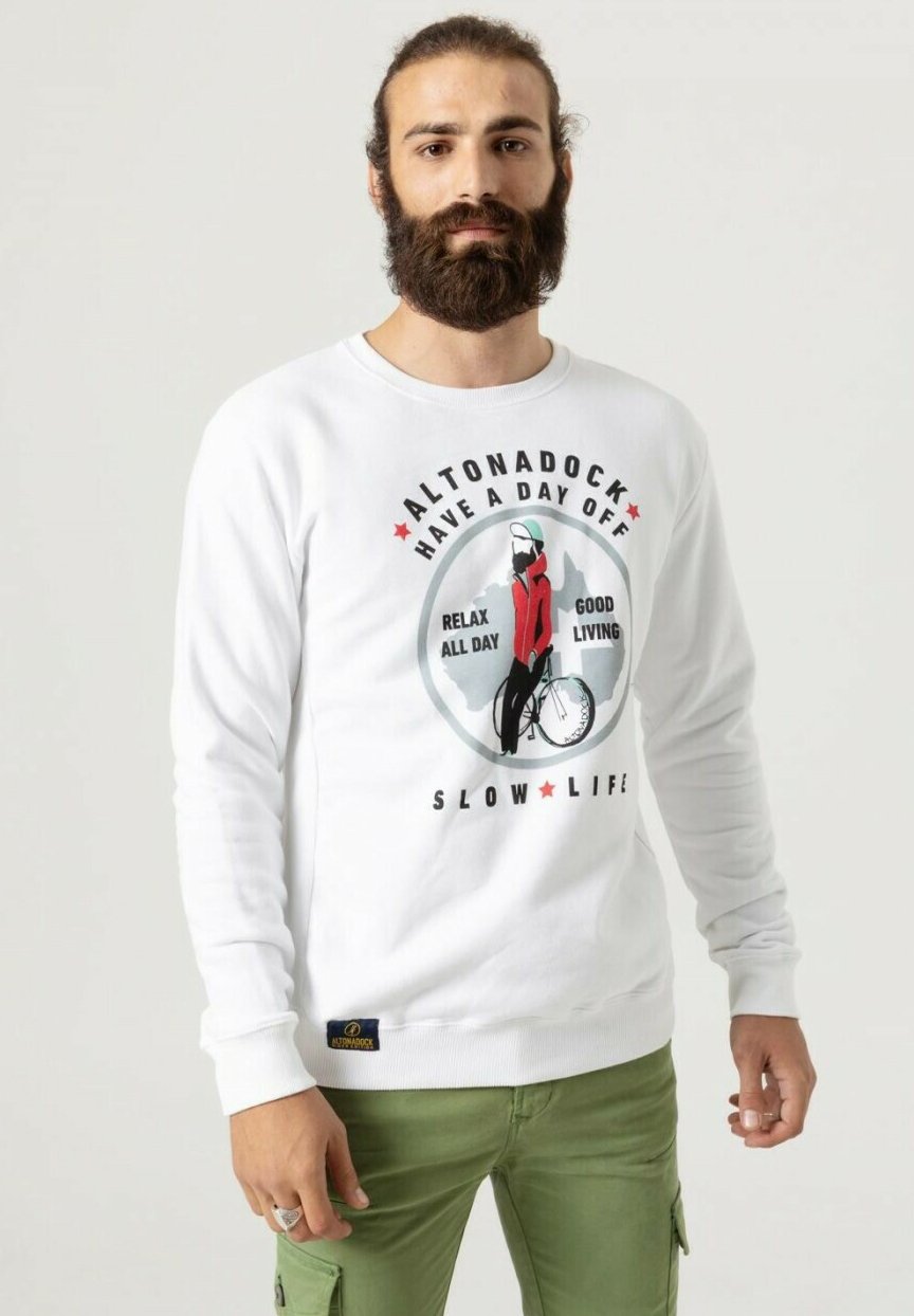 ALTONADOCK Sudadera - white/blanco - Zalando.es
