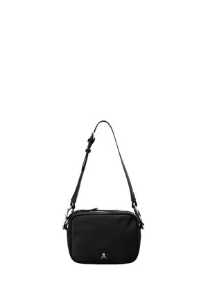 Scalpers, SCALPERS SCNY FABRIC BUCKLE BAG - Bandolera - black