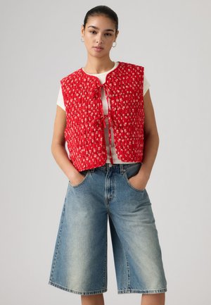 RUE LINER VEST - Liemenė - angela daisy urban red