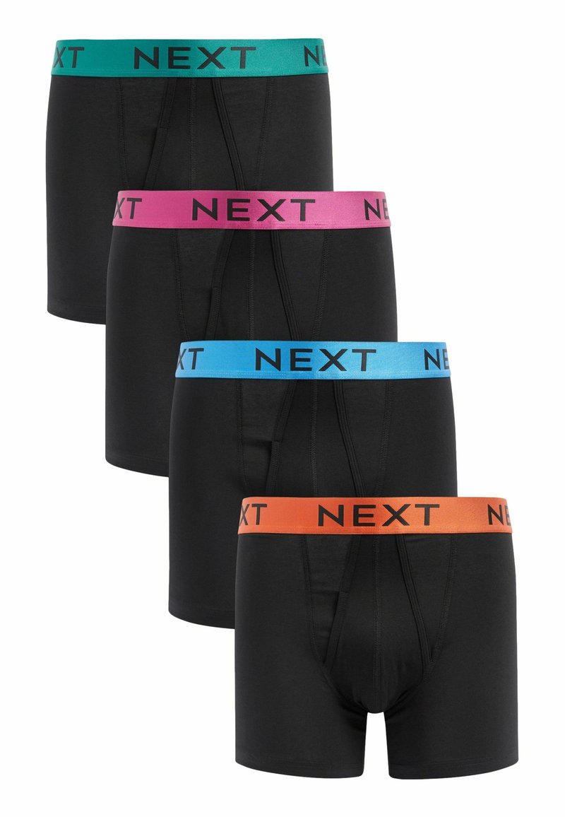 Next A-FRONTS FOUR PACK - Boxer alsónadrág - black bright waistband
