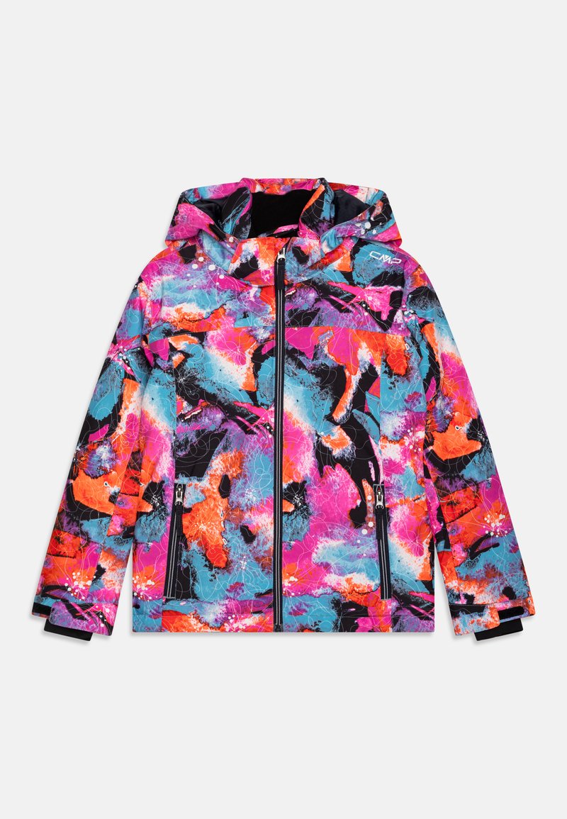 CMP KID JACKET SNAPS HOOD - Snowboard jacket - multicolor
