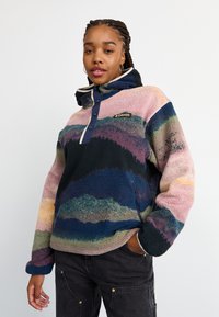 Columbia HELVETIA™ II PRINTED HOODIE - Kapuzenpullover - collegiate navy