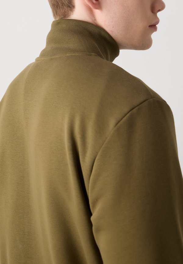 MENS  - Zip-up sweatshirt - olive3