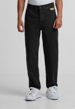 X-TRA BAGGY - Jean droit - washedblack