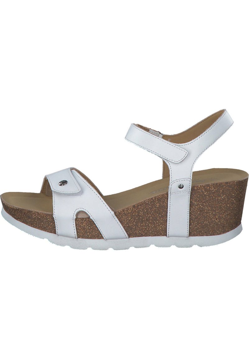 Panama Jack RUTH B - Sandalias de cuña - blanco white/blanco - Zalando.es