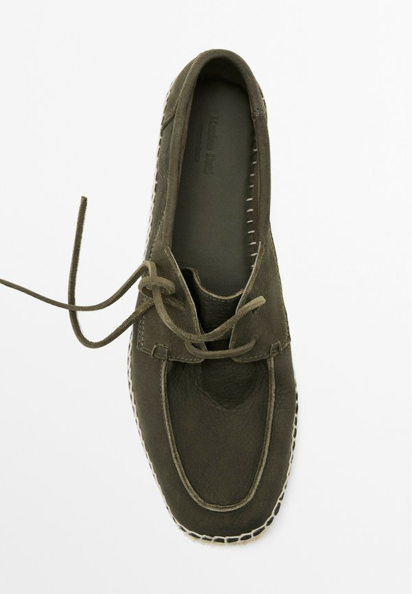 Casual lace-ups - khaki2