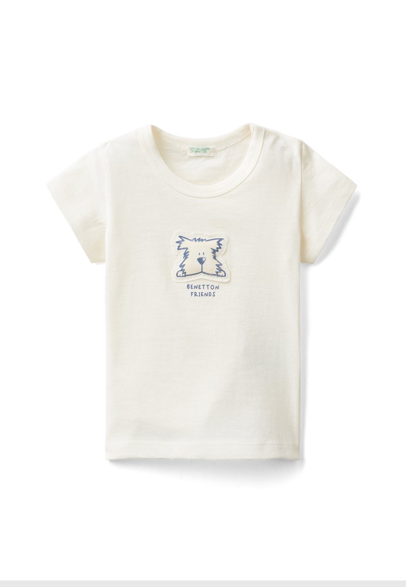 United Colors of Benetton T-shirt print crème United Colors of Benetton T-shirt print crème