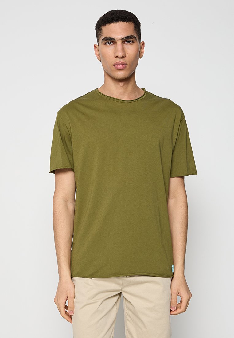 Scotch & Soda T-shirt basic olijfgroen Scotch & Soda T-shirt basic olijfgroen