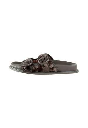 Next, REGULAR FIT - FOREVER COMFORT® SEQUIN FOOTBED SANDALS . - Tagant lahtised kingad - chocolate brown