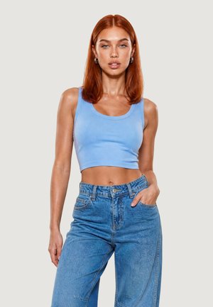 I AM, CROP TOP BASIC 1947 - Top - pale-blue