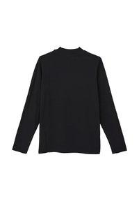 s.Oliver MIT STEHKRAGEN - Langarmshirt - schwarz