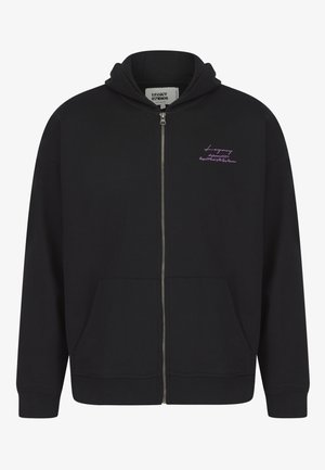 LEGACY STUDIOS HEART CAGE ZIP HOODIE UNISEX - Lukuga pusa - black