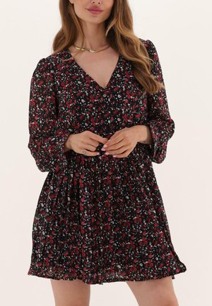 OLSA FLOWER - Day dress - medium red