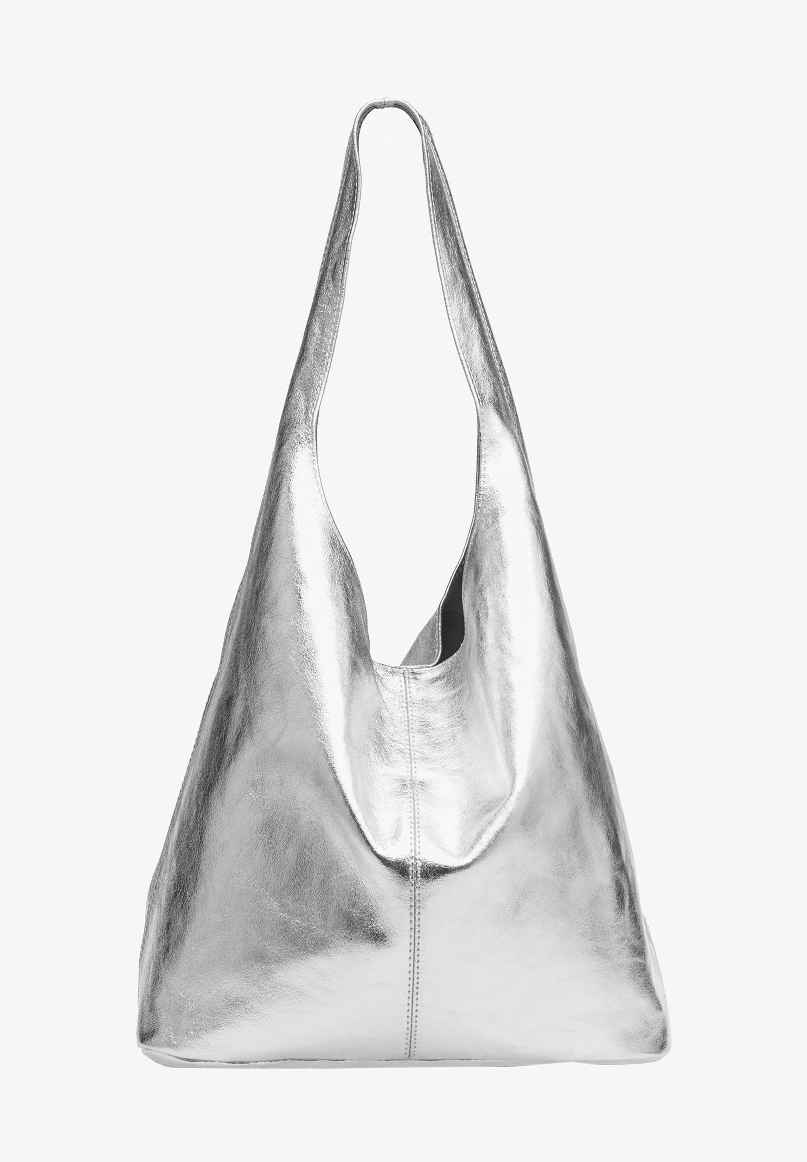 Umhängetasche Tasche Silber Shopper SHOPPER RUNWAY Shopping Bag Silber