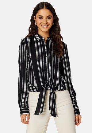 KNOT L/S VISCOSE SHIRT - Camicia - black