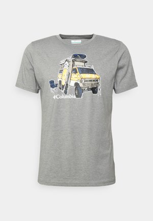 MENS SUN TREK SHORT SLEEVE GRAPHIC TEE - T-Shirt sport - city grey heather