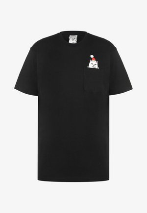 LORD SANTA POCKET - T-shirt imprimé - black