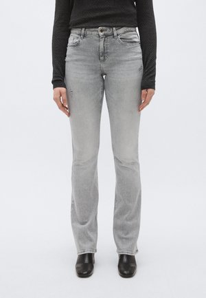 ONLBLUSH MID WAIST - Τζιν καμπάνα - grey denim