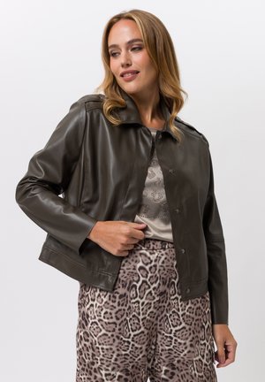 Kunstlederjacke - truffle