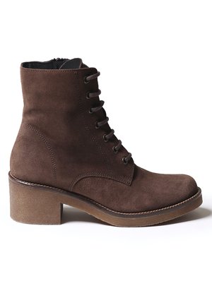 PAVIA-SY - Platform ankle boots - marro