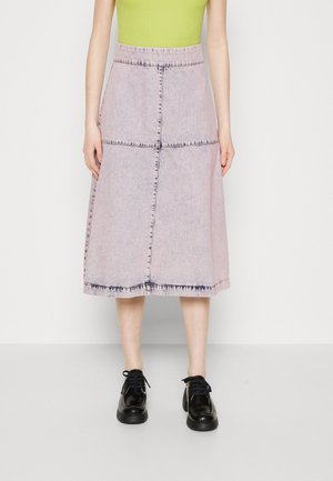 Mads Nørgaard LUNAR SKIRT - Τζιν φούστα - vintage purple
